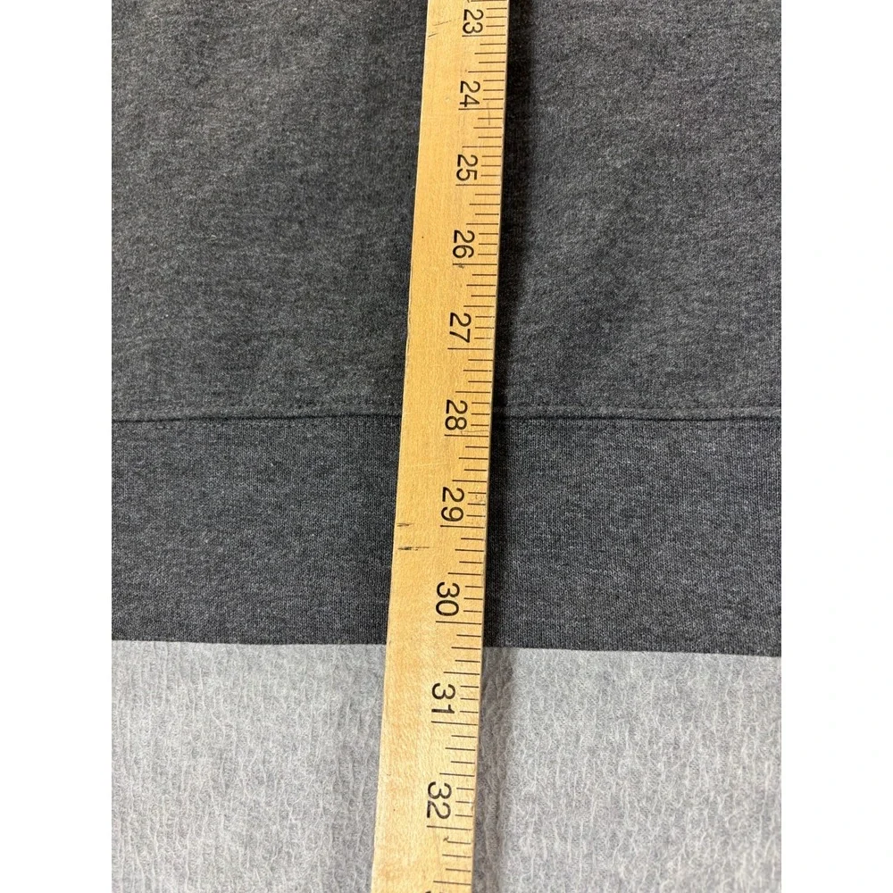 LSU Tigers‎ Stitched Logo 1/4 Zip Pullover Sweatshirt (Men's Large) Gray - Picture 10 of 11